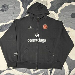 Balenciaga Tokyo Soccer Zip-Up Hoodie